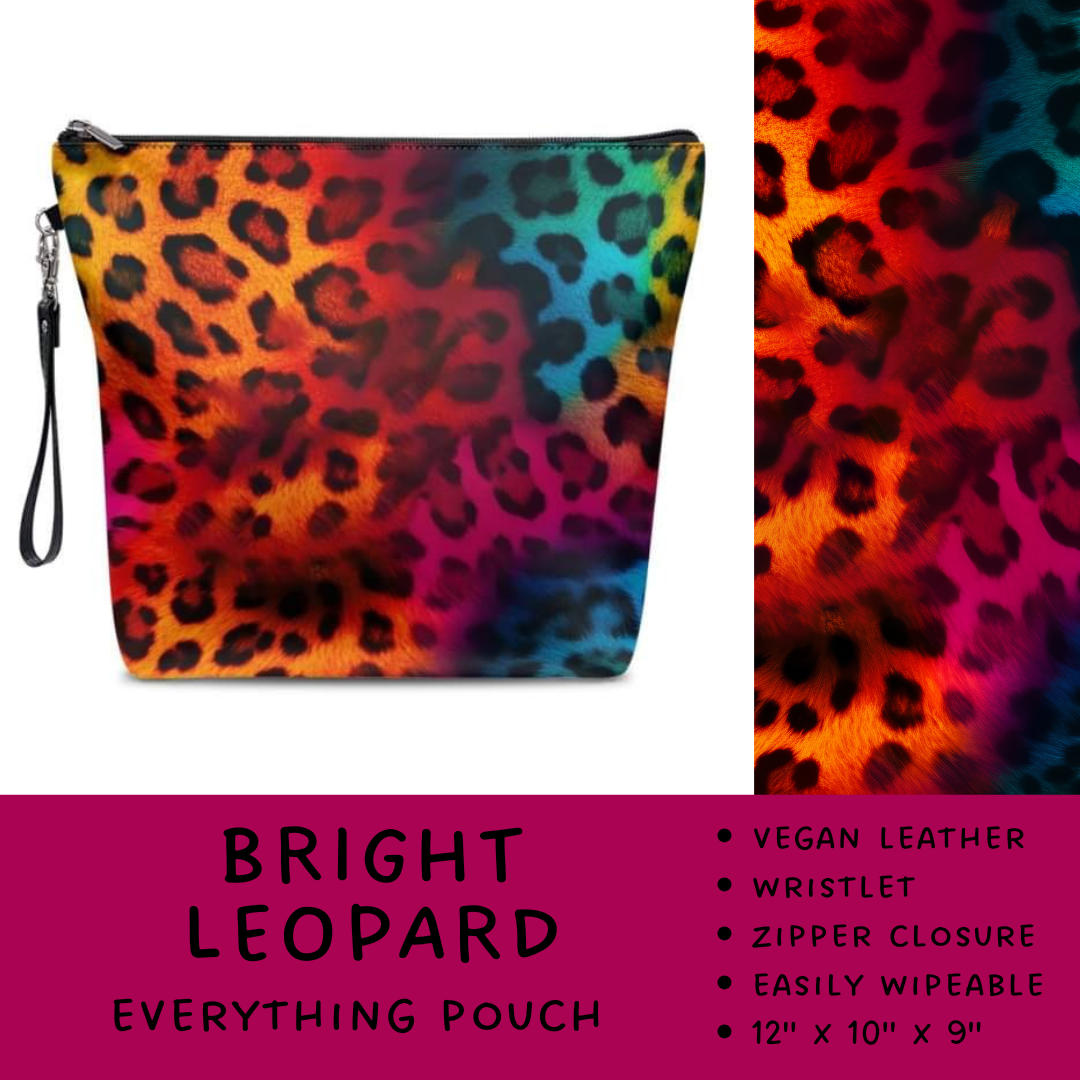 Batch #246 - The Everything Pouch - Closes 11/29 - ETA mid Jan - Bright Leopard Everything Pouch