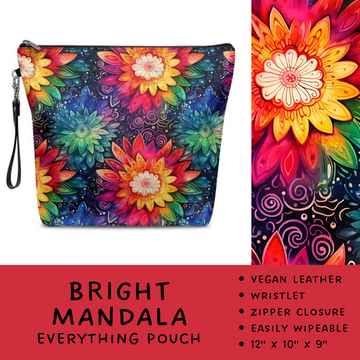 Batch #246 - The Everything Pouch - Closes 11/29 - ETA mid Jan - Bright Mandala Everything Pouch