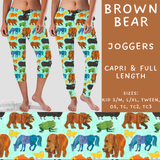 Ready To Ship - Brown Bear - Full Length Joggers TC - Capri Joggers TC2