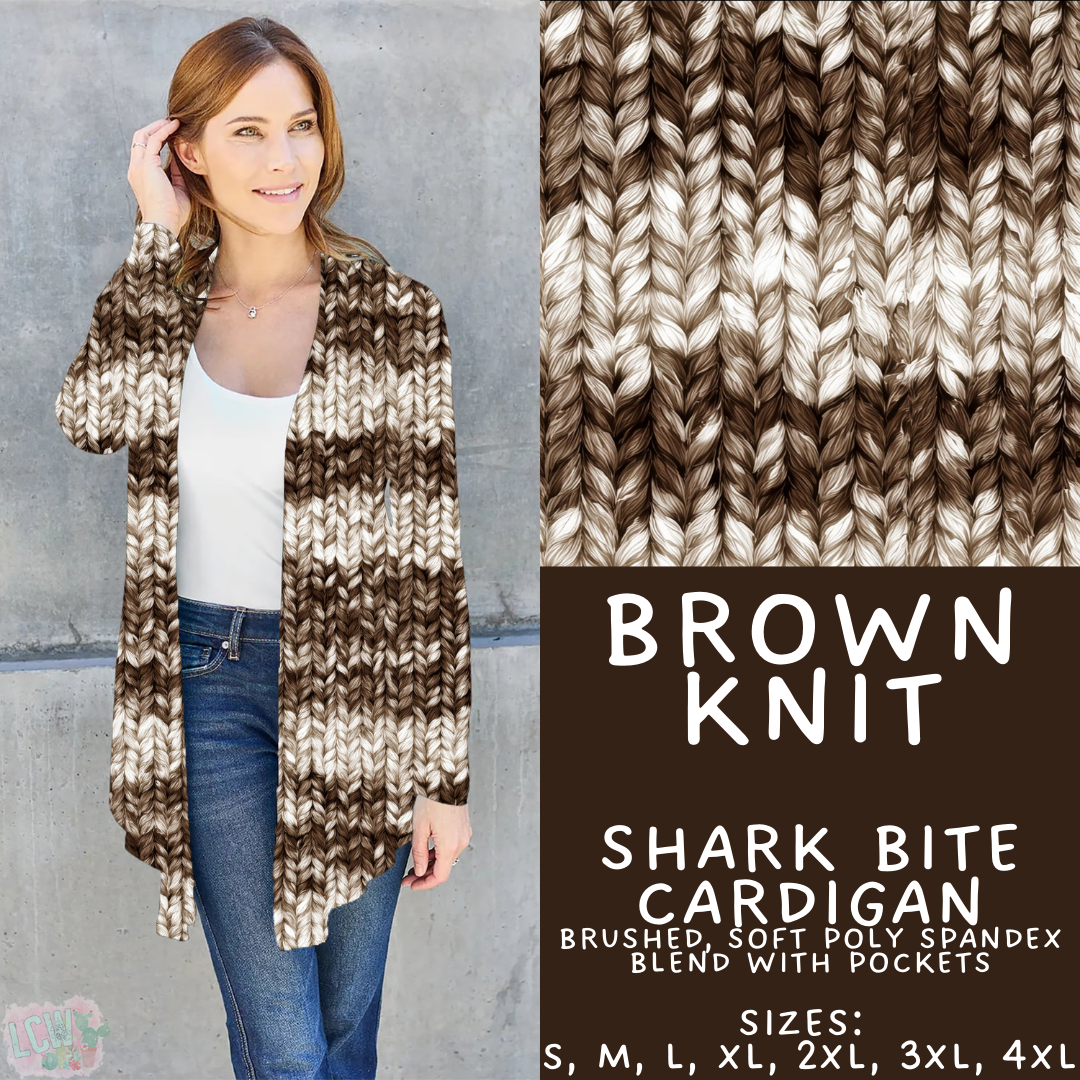 Batch #461 - October Request Run - Closes 12/9 - ETA late Jan - Brown Knit Cardigan
