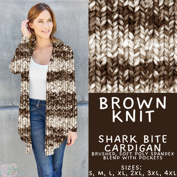 Batch #461 - October Request Run - Closes 12/9 - ETA late Jan - Brown Knit Cardigan