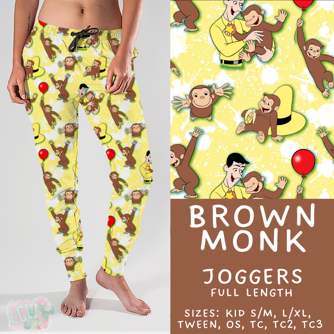 Batch #456 - Storybook Collection 4 - Closes 11/28 - ETA late Jan - Brown Monk Joggers