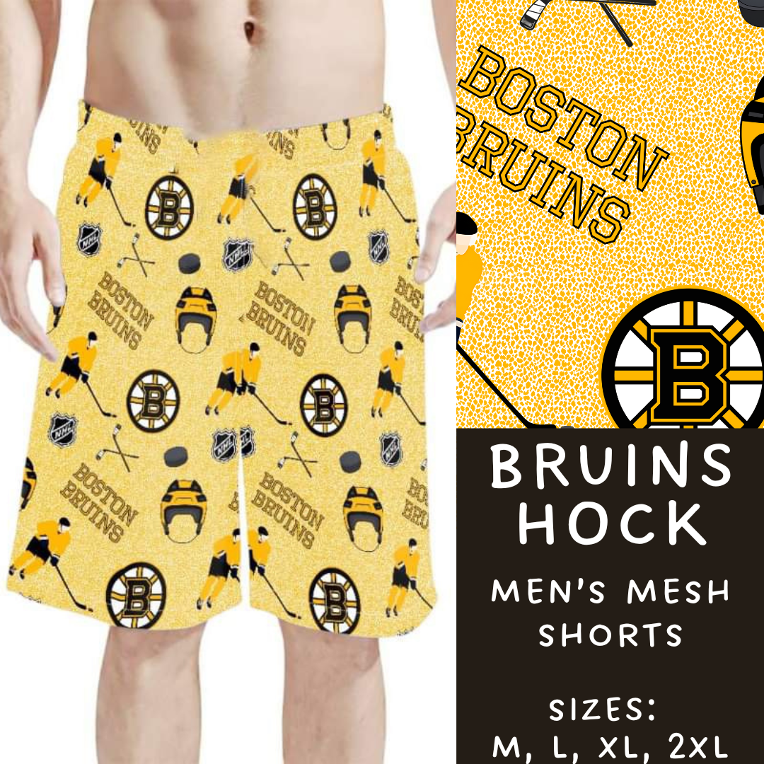 Batch #243 - Hockey - Closes 11/25 - ETA mid Jan - Bruins Hock Men's Shorts