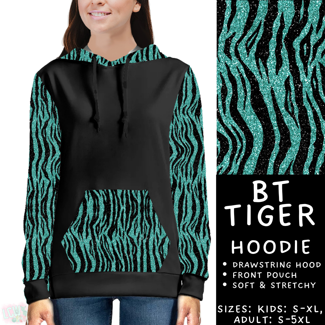Batch #458 - Black & Teal Collection - Closes 12/3 - ETA late Jan - BT Tiger Hoodie