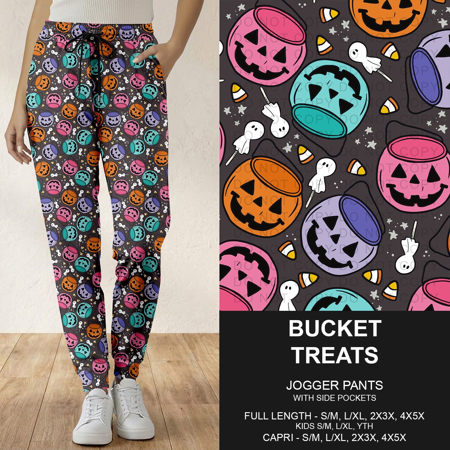 B307 - Preorder Bucket Treats Joggers (Closes 8/02. ETA: early Oct.)