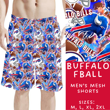 Batch #211 - Men's Shorts - Closes 10/7 - ETA mid/late Nov - Buffalo Fball Men's Shorts