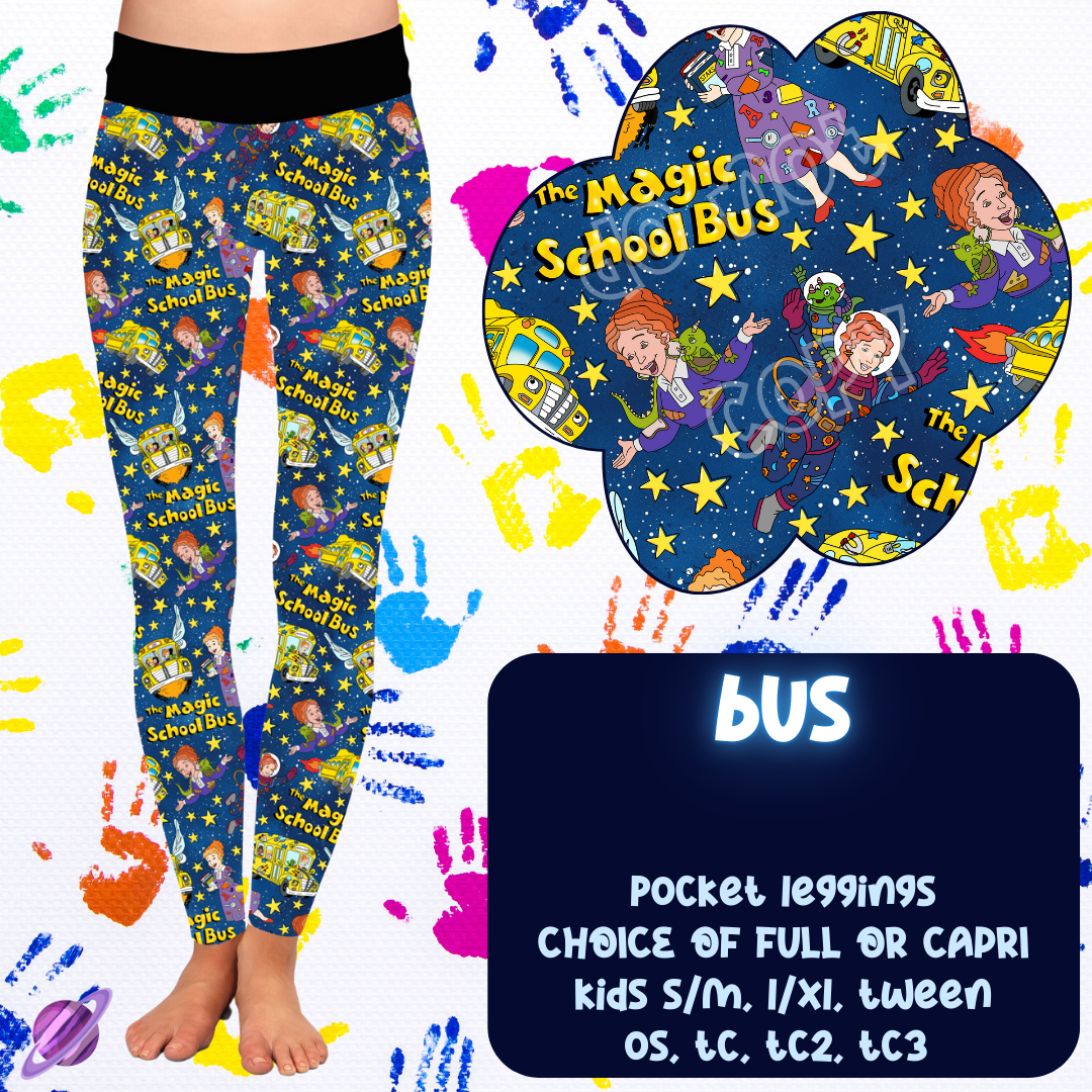 BUS - FUN KIDS RUN -  LEGGING/CAPRI PREORDER CLOSING 11/5