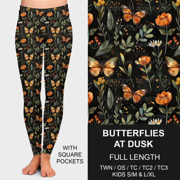 B190 - Preorder Butterflies at Dusk Leggings w/ Pockets (Closes 10/27. ETA late Dec.)