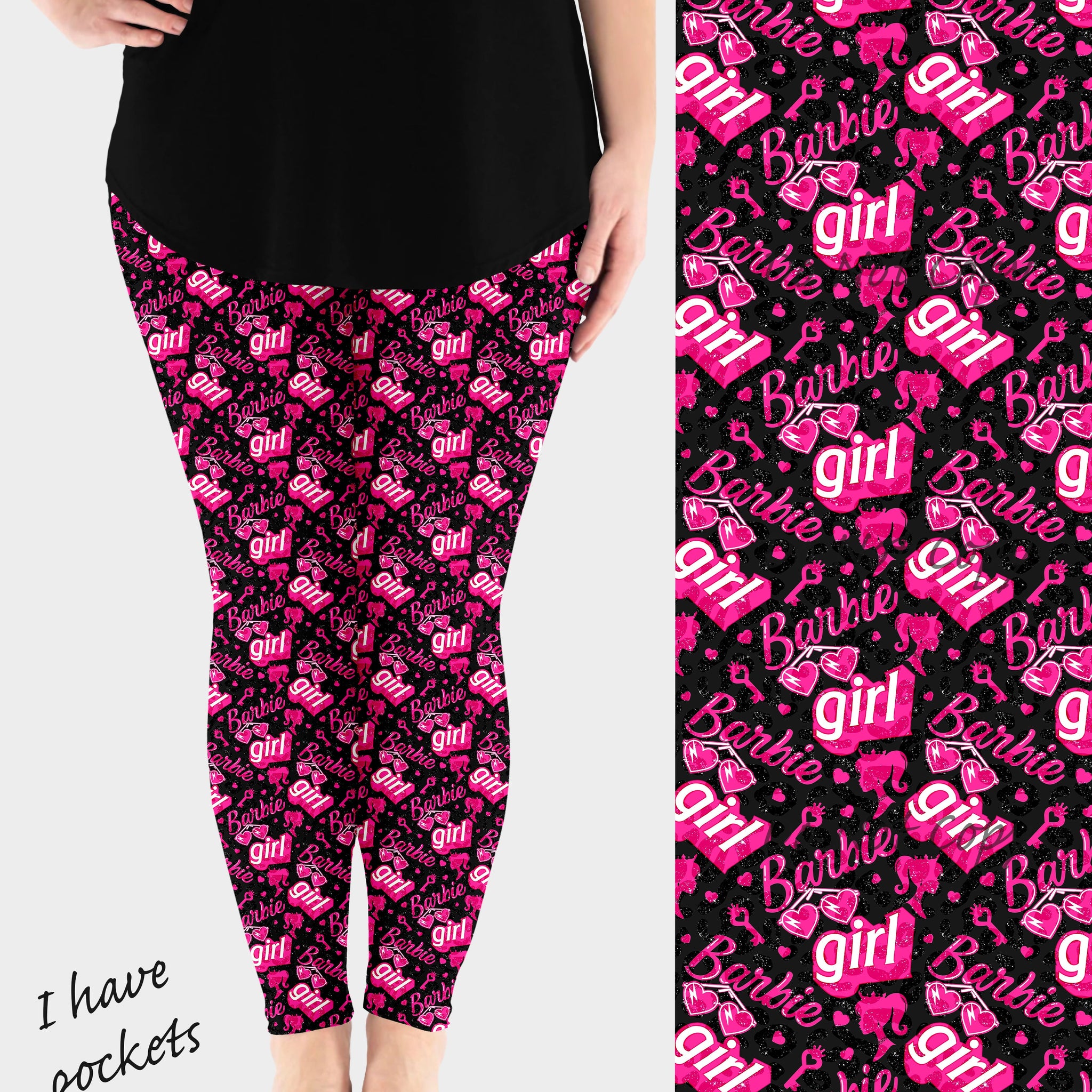 RTS - B Girl Leggings w/ Pockets