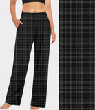 RTS - Black Plaid Lounge Pants