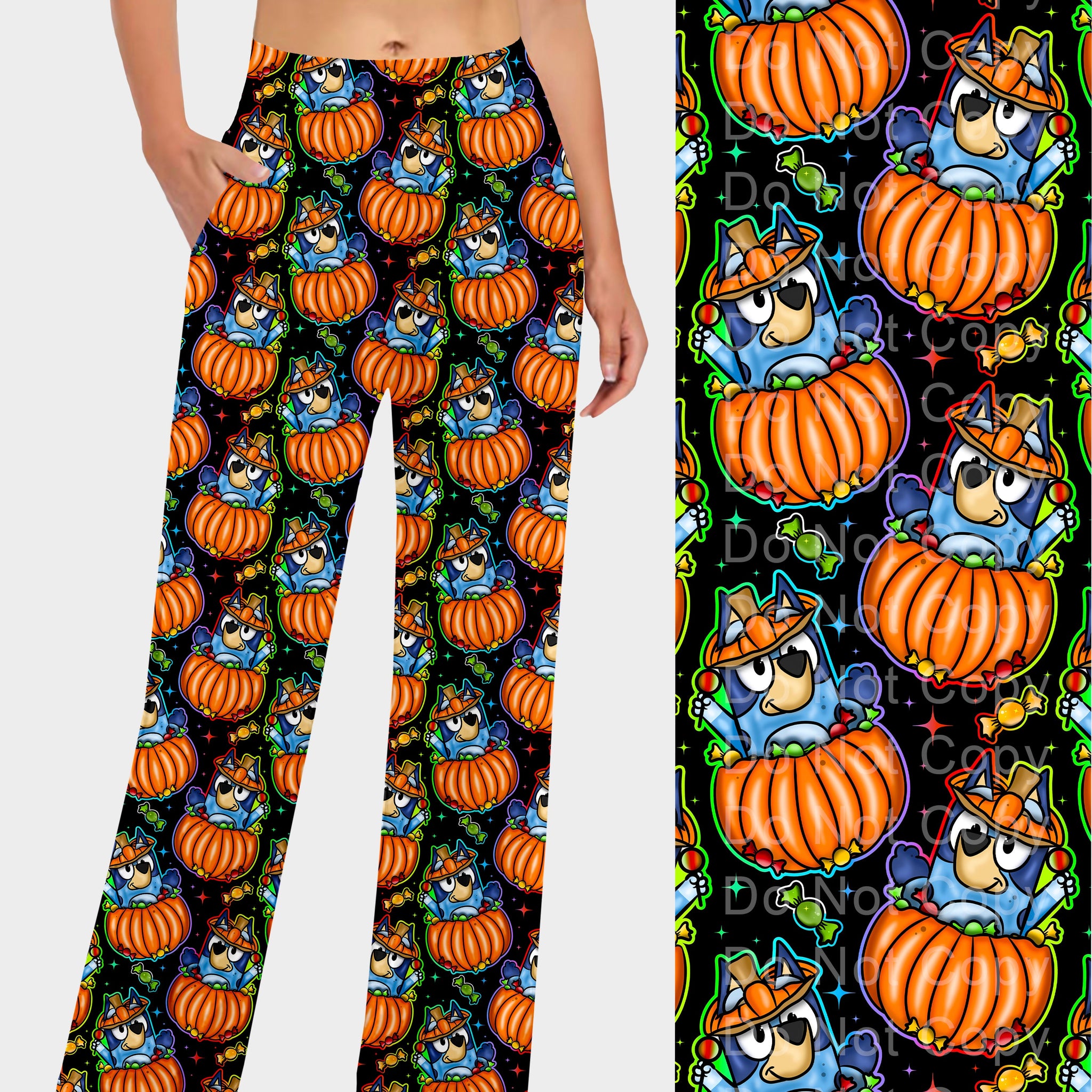 RTS - Blue Pumpkin Lounge Pants