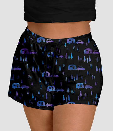 RTS - Midnight Camping Jogger Shorts with Pockets