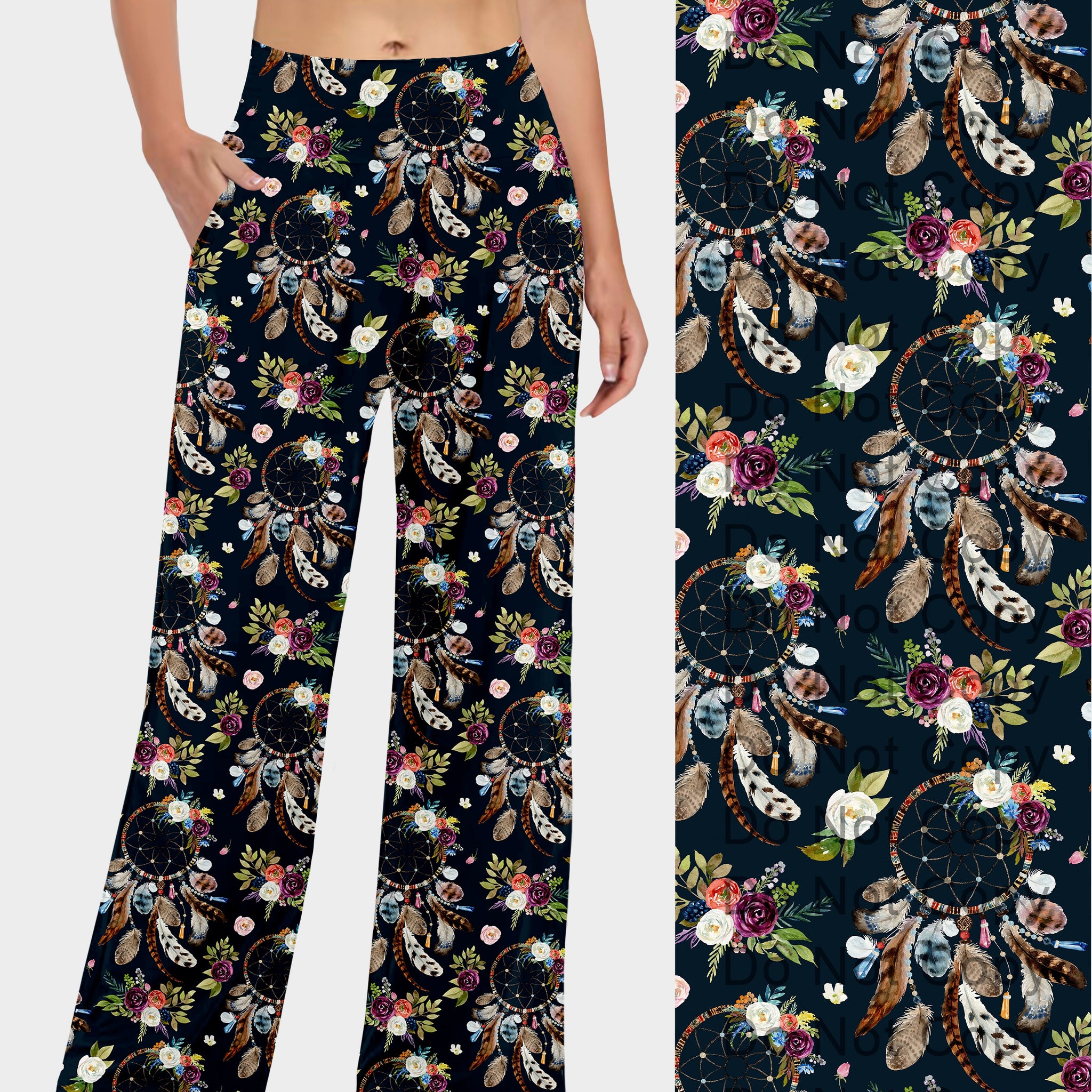 RTS - Boho Dreamcatcher Lounge Pants