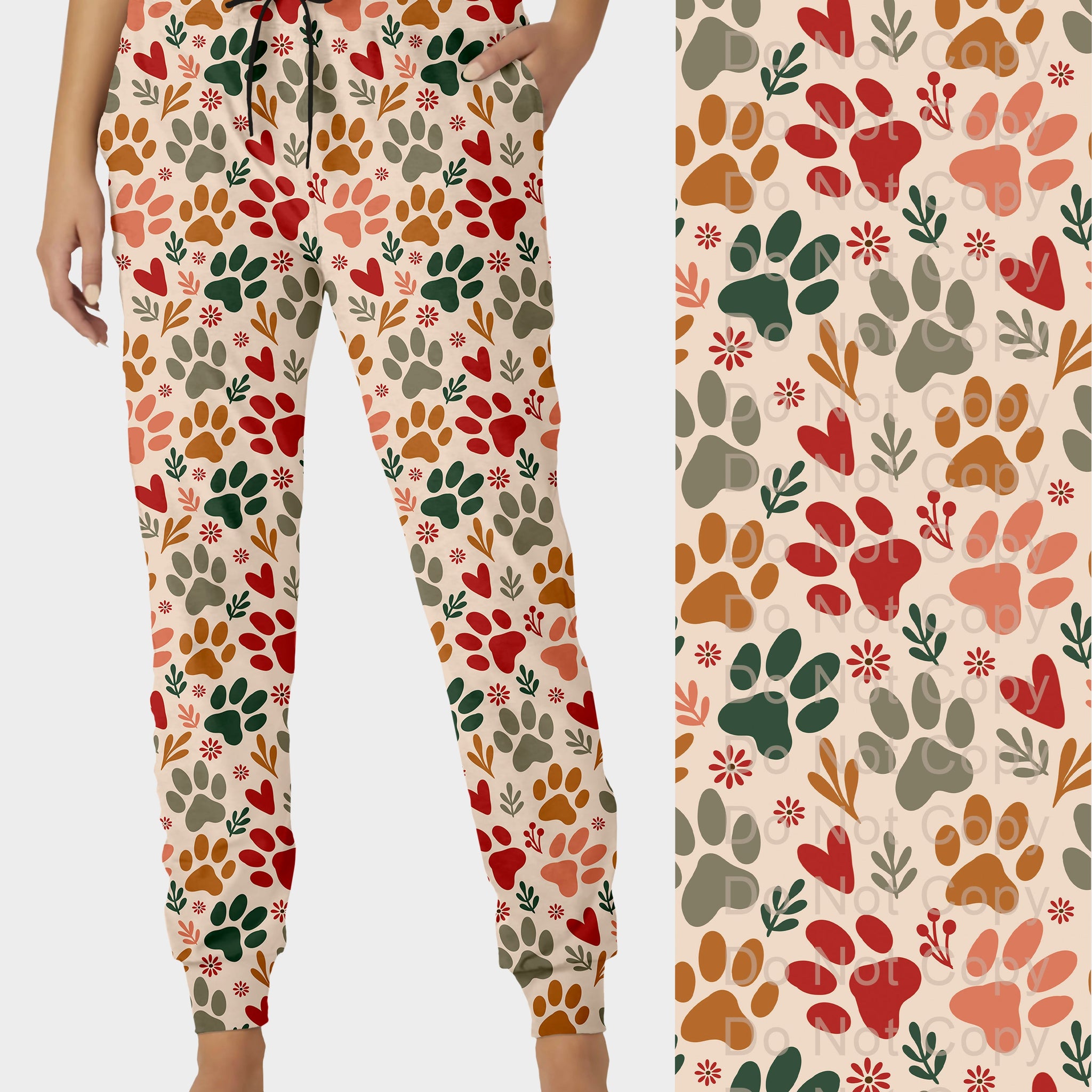 RTS - Boho Paws Joggers