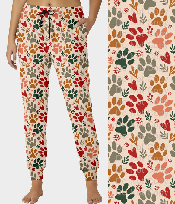 RTS - Boho Paws Joggers