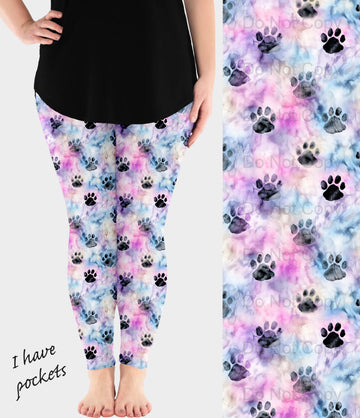 RTS - Breezy Paws Leggings w/ Pockets