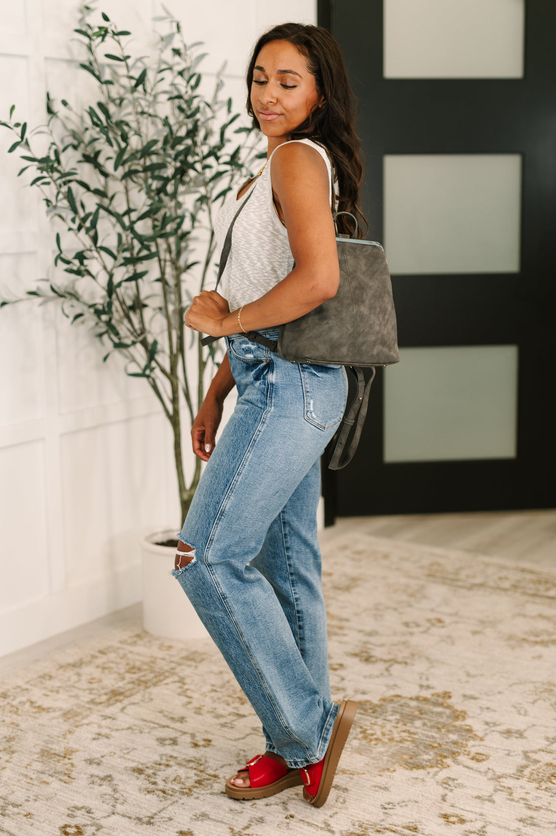 Bridget Backpack in Charcoal
