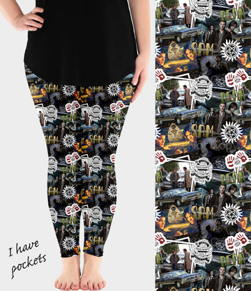 RTS - Brothers Bond Leggings w/ Pockets