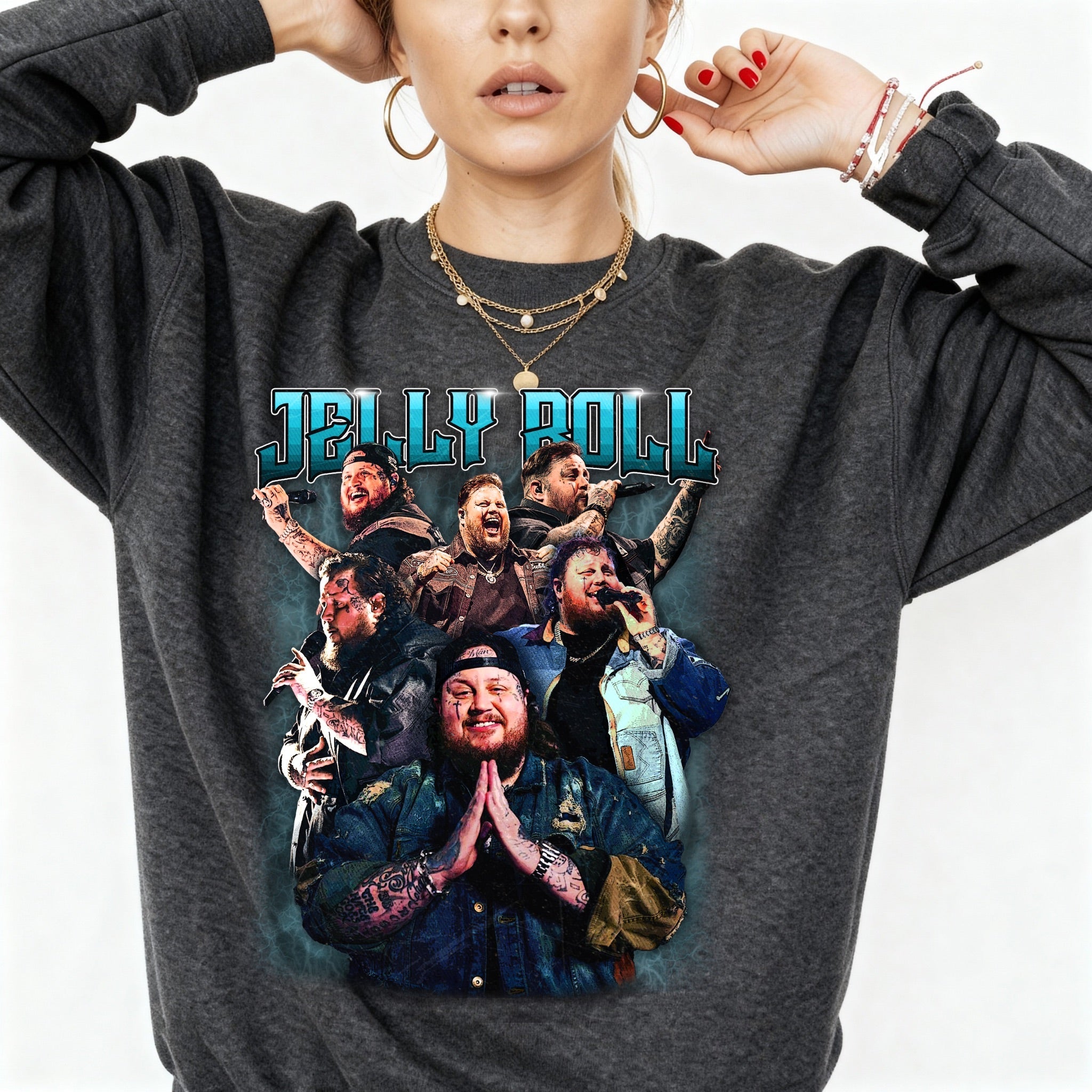 J Roll Collage Sweatshirt