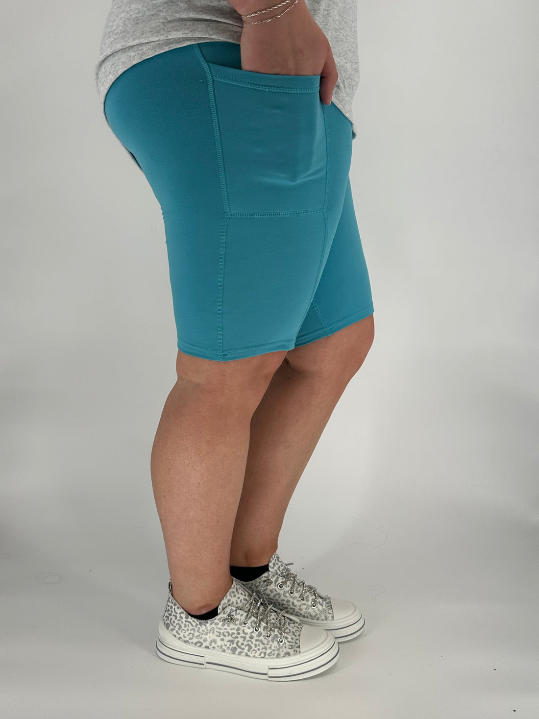 Baby Blue Bermuda Shorts w/ Pockets