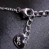 925 Sterling Silver CZ Necklaces – Star Moon, Snowflake, Heart, Infinity Bar