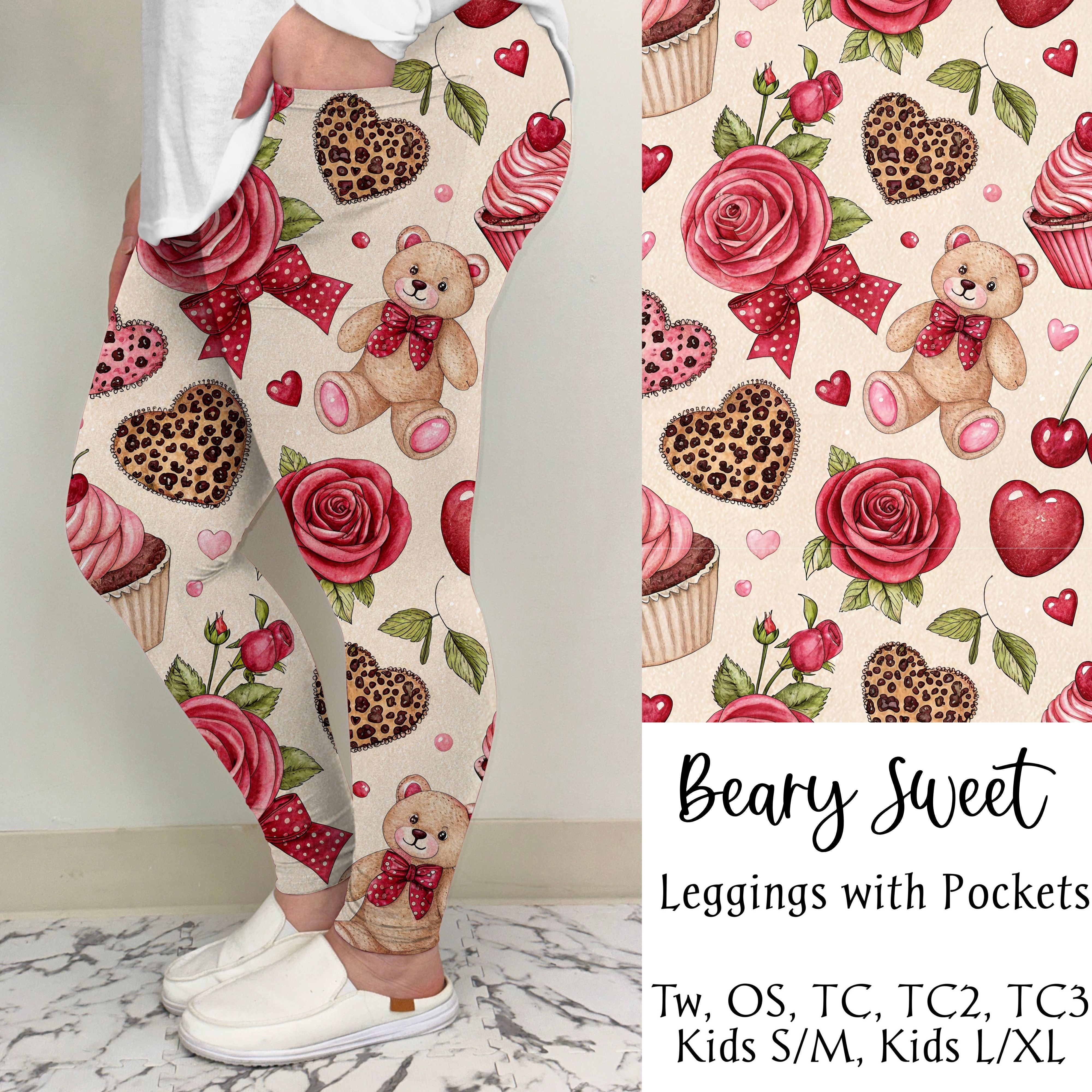 Beary Sweet Leggings/Joggers | Run ends 12/9 | ETA 42 Days