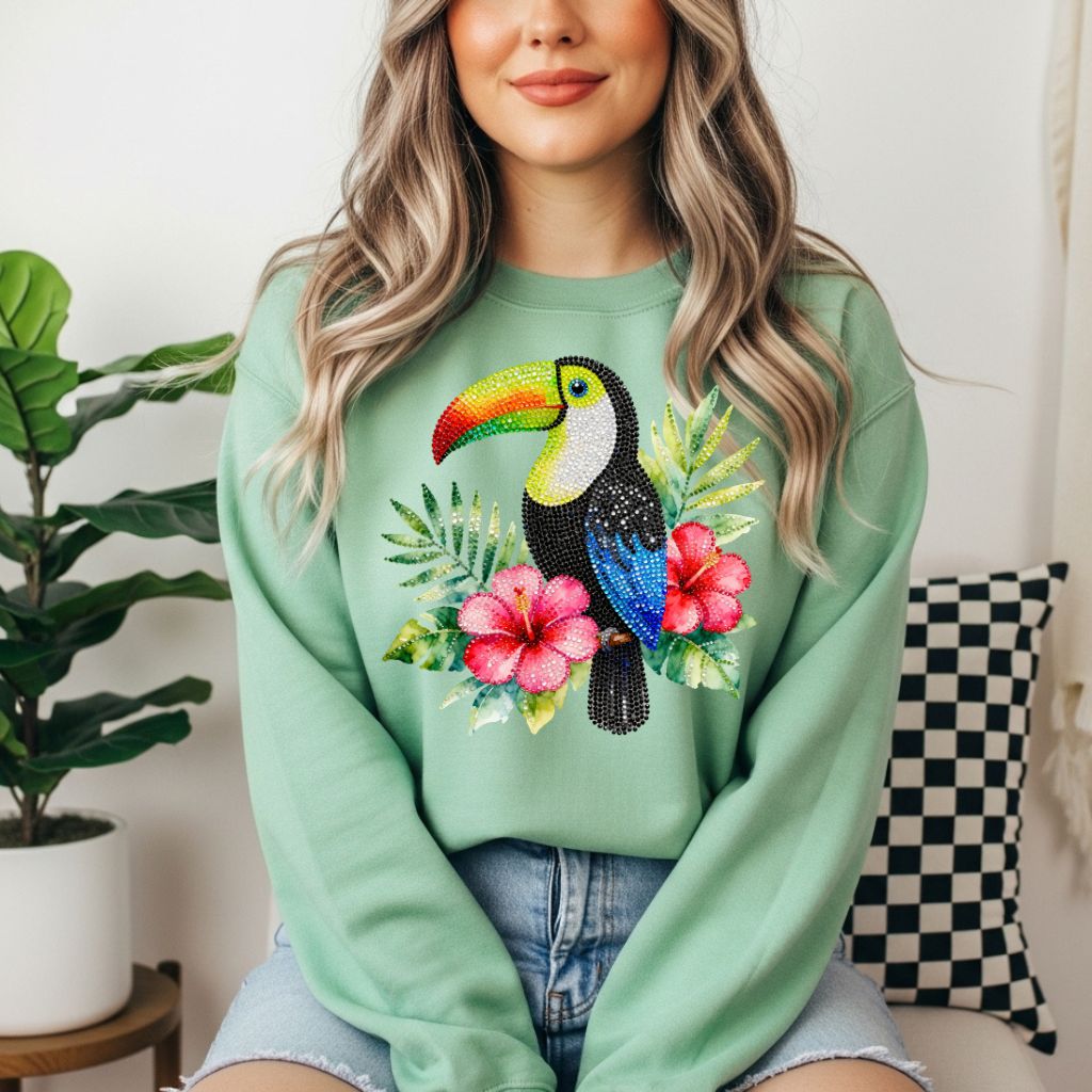 Bedazzled Toucan Sweatshirt