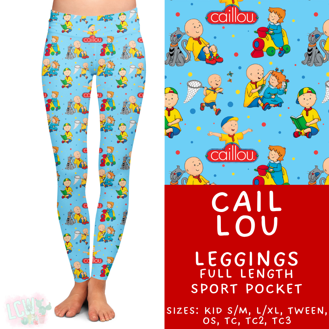 Ready to Ship - Cail Lou Full Length Leggings - Sport Pocket TC