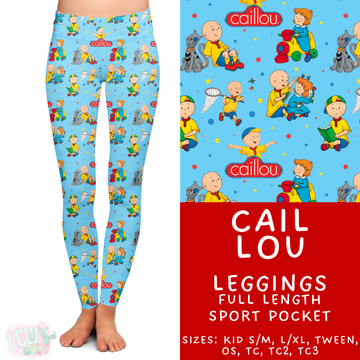 Ready to Ship - Cail Lou Full Length Leggings - Sport Pocket TC
