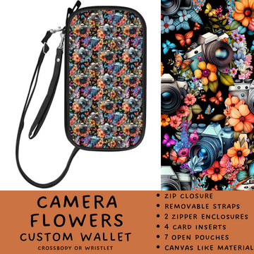 Batch #245 - The Crossbody Wallet - Closes 11/29 - ETA mid Jan - Camera Flowers Crossbody Wallet