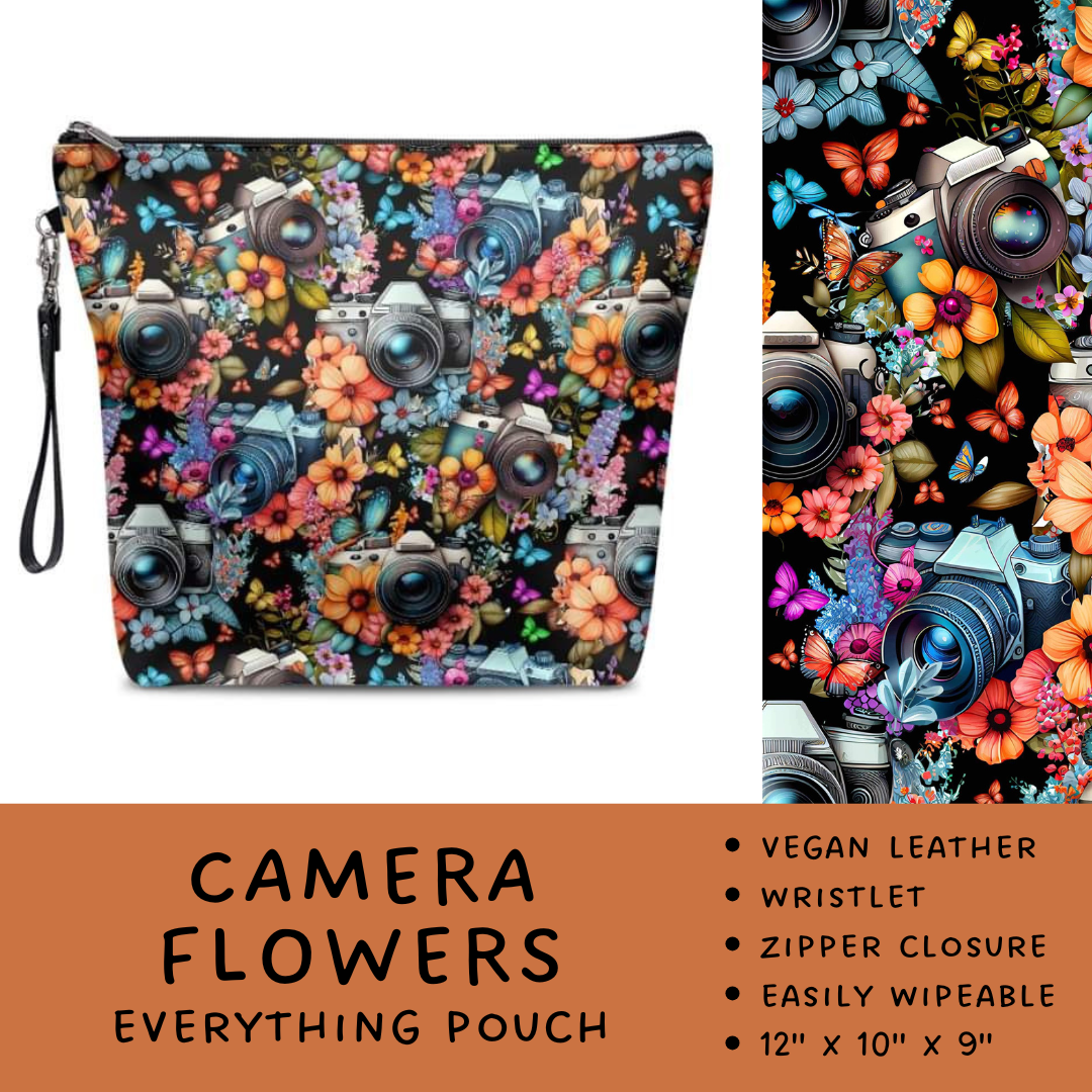 Batch #246 - The Everything Pouch - Closes 11/29 - ETA mid Jan - Camera Flowers Everything Pouch