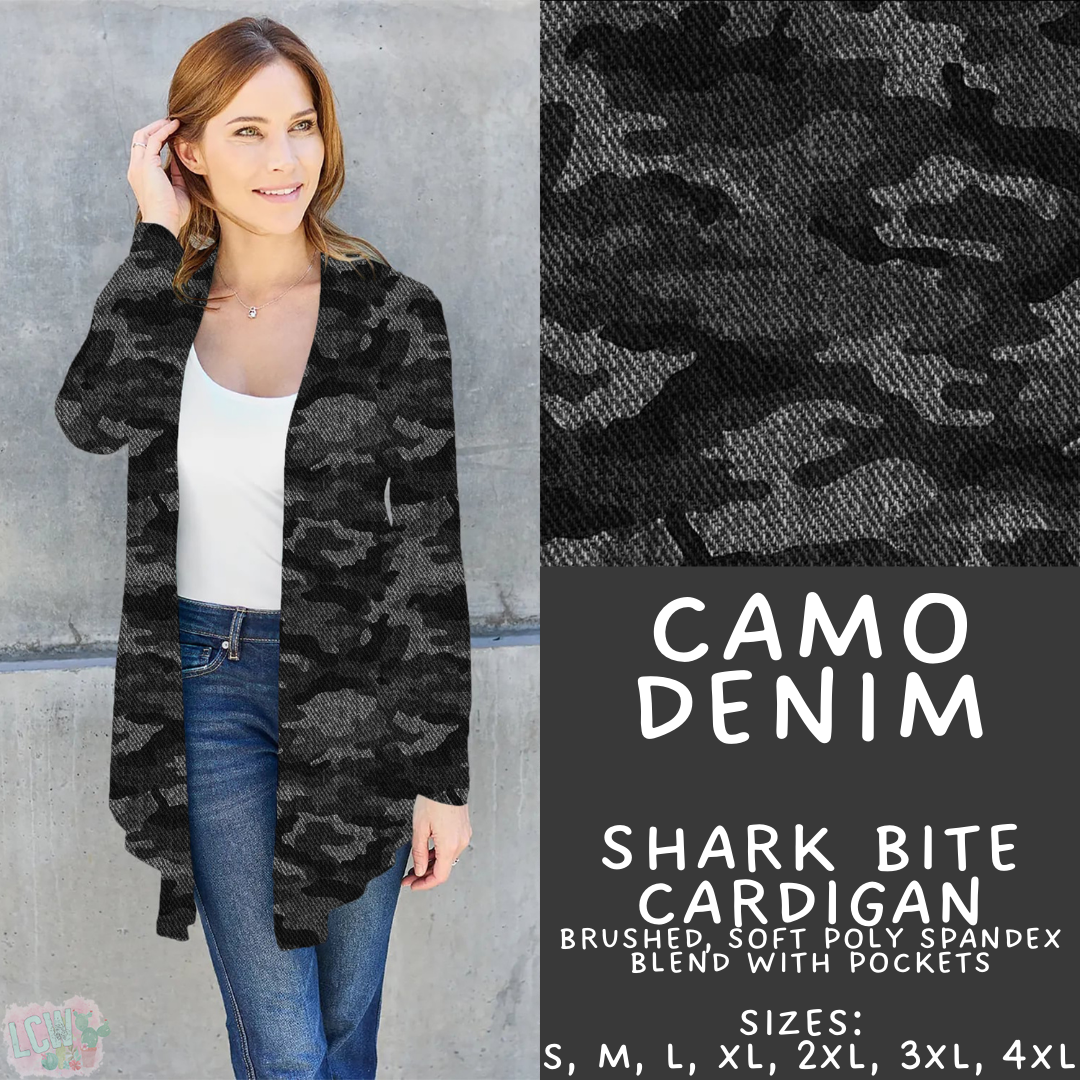 Batch #471 - November Request Run - Closes 1/2 - ETA late Feb - Camo Denim Cardigan