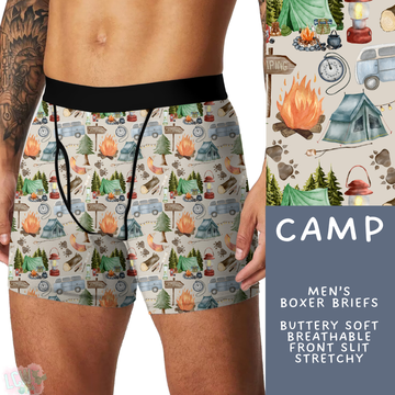Batch #473 - Comfortable Underwear 5 - Closes 1/9 - ETA early March - Camp Men's Boxer Briefs
