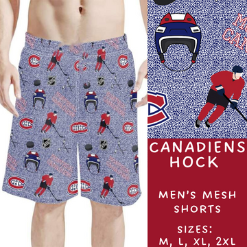 Batch #243 - Hockey - Closes 11/25 - ETA mid Jan - Canadiens Hock Men's Shorts