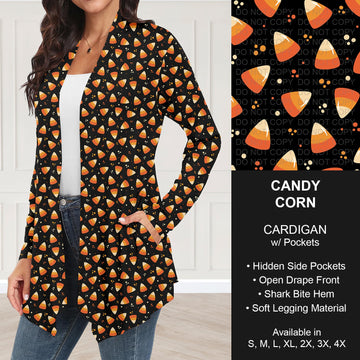 B295 - Preorder Candy Corn Cardigan w/ Pockets (Closes 6/14. ETA: late Aug.)
