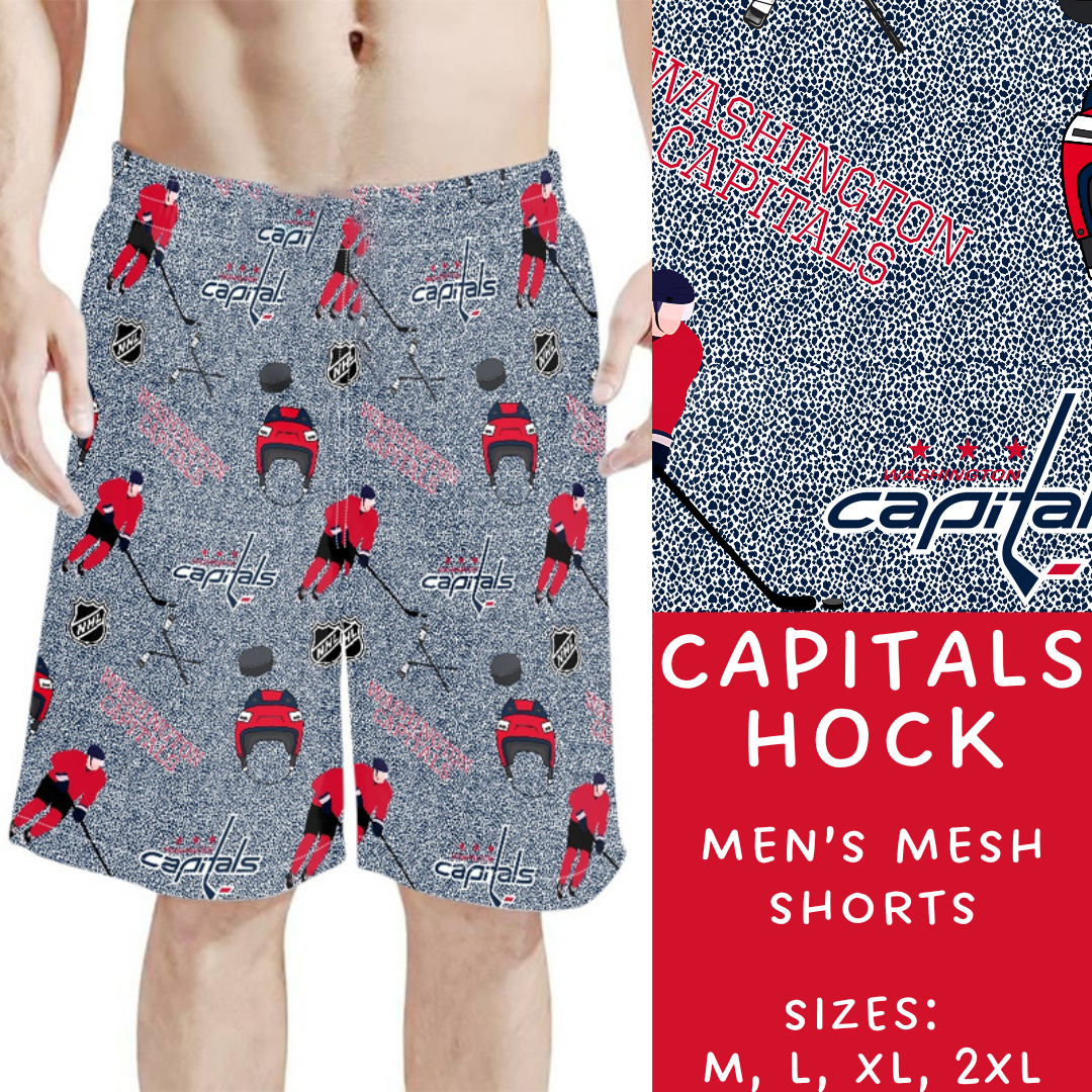 Batch #243 - Hockey - Closes 11/25 - ETA mid Jan - Capitals Hock Men's Shorts