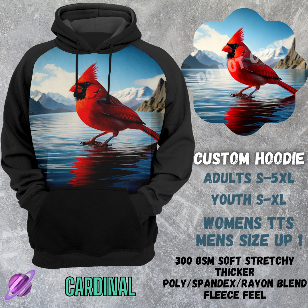 CARDINAL - CUSTOM HOODIE RUN PREORDER CLOSING 3/6