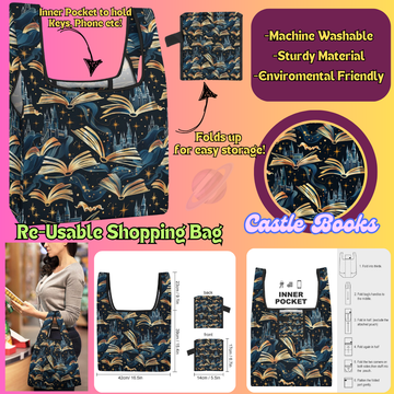 CASTLE BOOKS - Re-Usable Shopping Bags PREORDER Closing 1/15