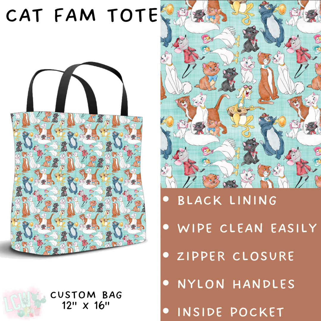 Batch #277 - December Request Run - Closes 1/27 - ETA late March - Cat Fam Tote