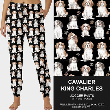 B189 - Preorder Cavalier King Charles Joggers (Closes 10/25. ETA late Dec.)