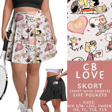 Batch #457 - Magical Character Love Collection - Closes 12/1 - ETA mid Jan - CB Love Skort