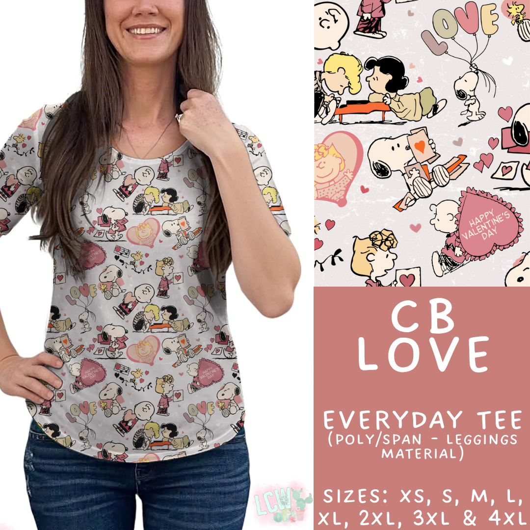 Batch #457 - Magical Character Love Collection - Closes 12/1 - ETA mid Jan - CB Love Everyday Tee