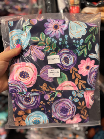Ready To Ship - Pretty Flowers Biker Shorts -TC