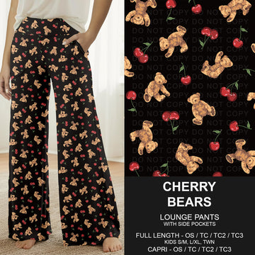 B309 - Preorder Cherry Bears Lounge Pants (Closes 8/23. ETA: late Oct.)