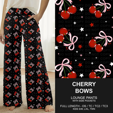 B267 - Preorder Cherry Bows Lounge Pants (Closes 12/21. ETA late Feb.)