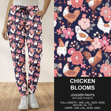 B294 - Preorder Chicken Blooms Joggers (Closes 6/07. ETA: early Aug.)