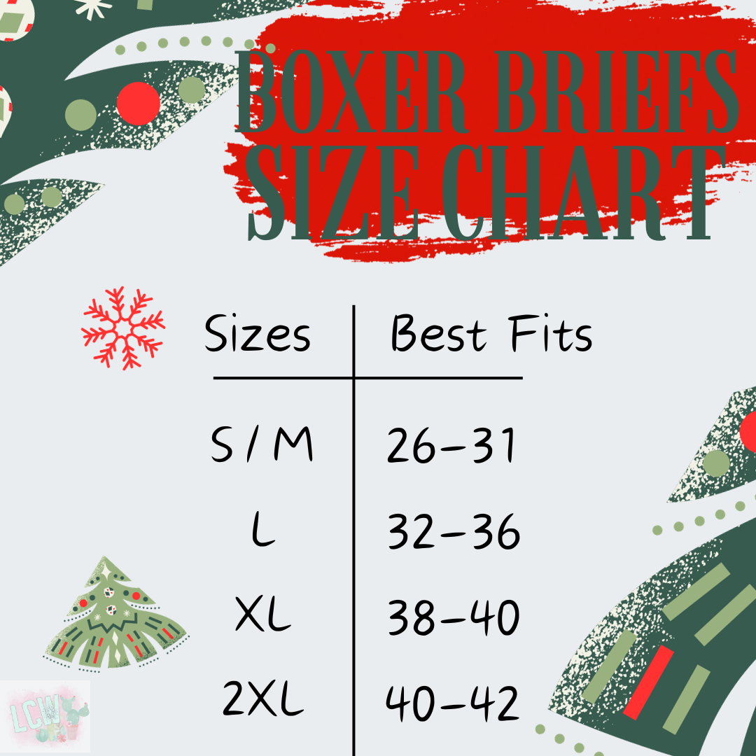 Batch #232 - Christmas Underwear - Closes 10/31 ETA early/mid Dec - Deer Beer Mens Boxer Briefs