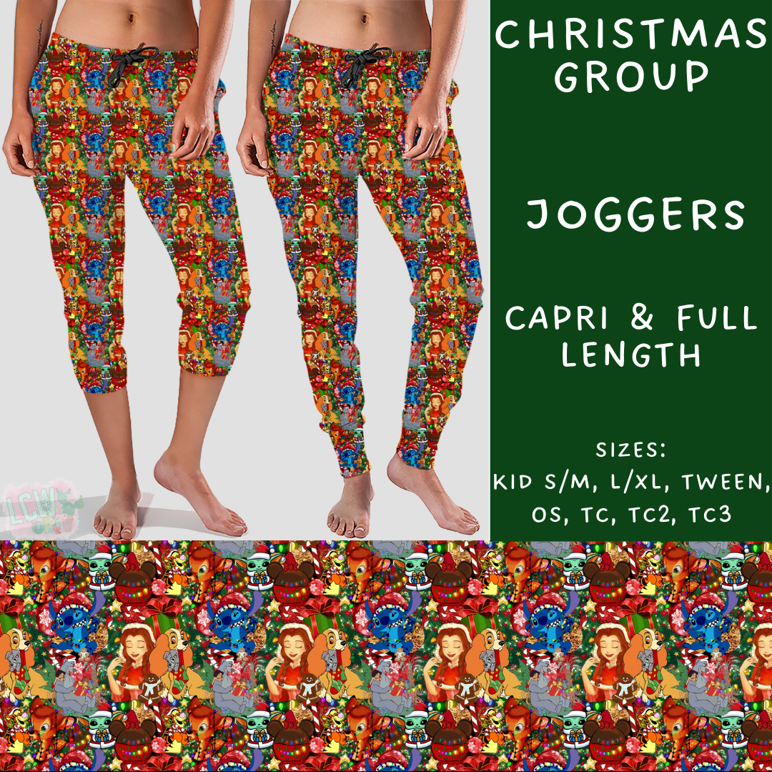 Batch #228 - Christmas Magic 2 - Closes 10/31 - ETA early/mid Dec - Christmas Group Full and Capri Length Joggers