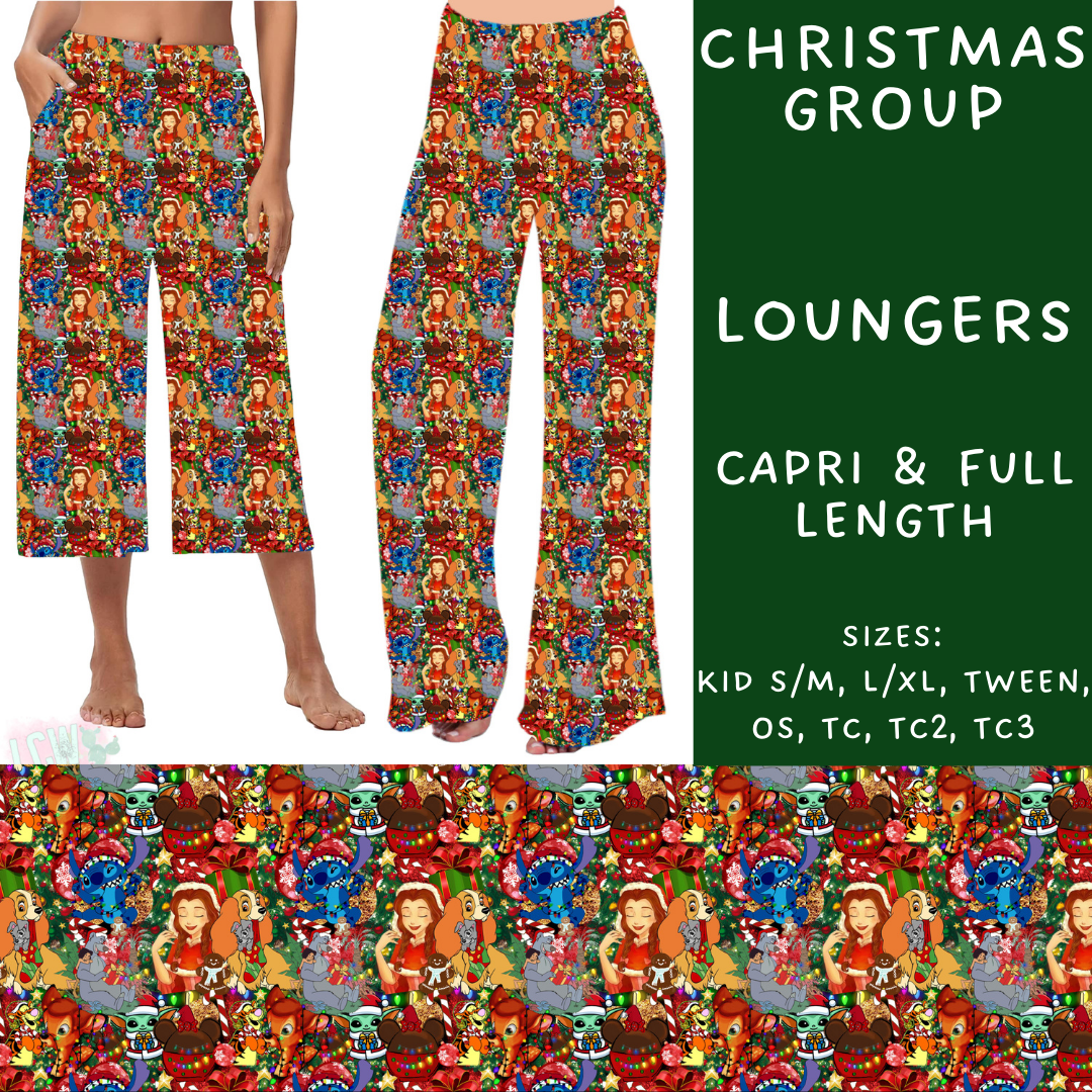 Batch #228 - Christmas Magic 2 - Closes 10/31 - ETA early/mid Dec - Christmas Group Full Capri and Full Length Loungers