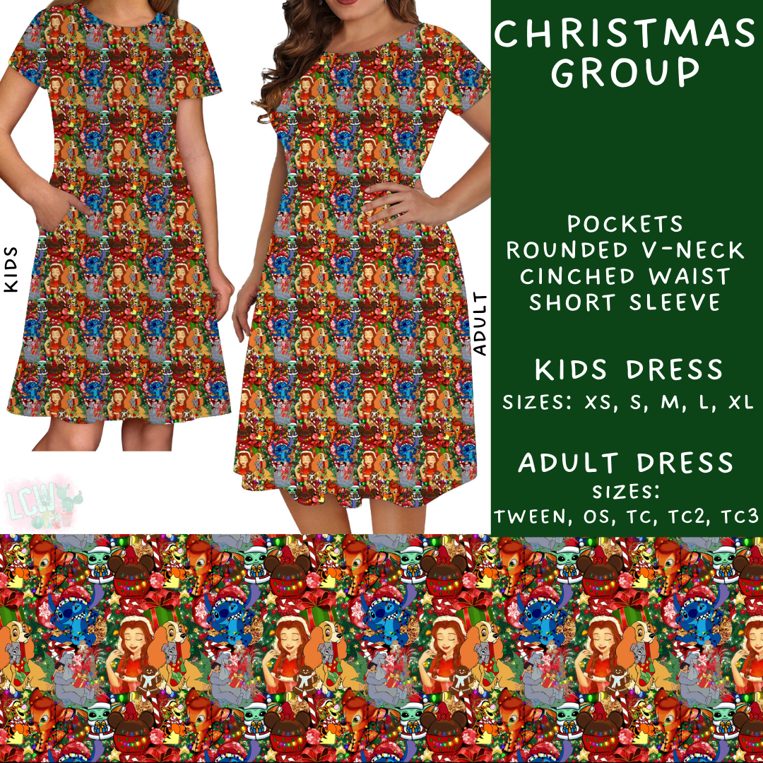 Batch #228 - Christmas Magic 2 - Closes 10/31 - ETA early/mid Dec - Christmas Group Adult & Kids Dresses